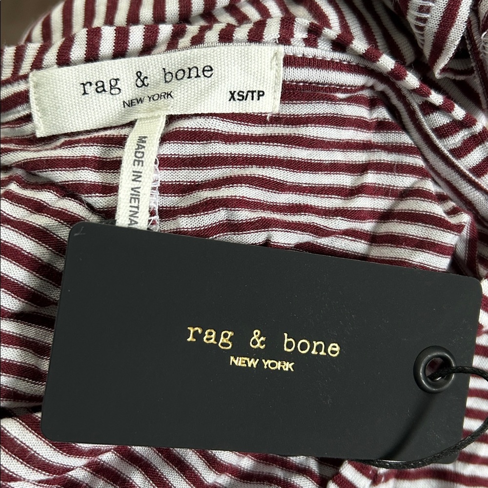 rag & bone Michal Linen Tee - XS - New - Picture 9 of 10
